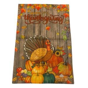 NWT Thanksgiving Garden Flag 12.5” x 18” Double-Sided House Flag for Decoration